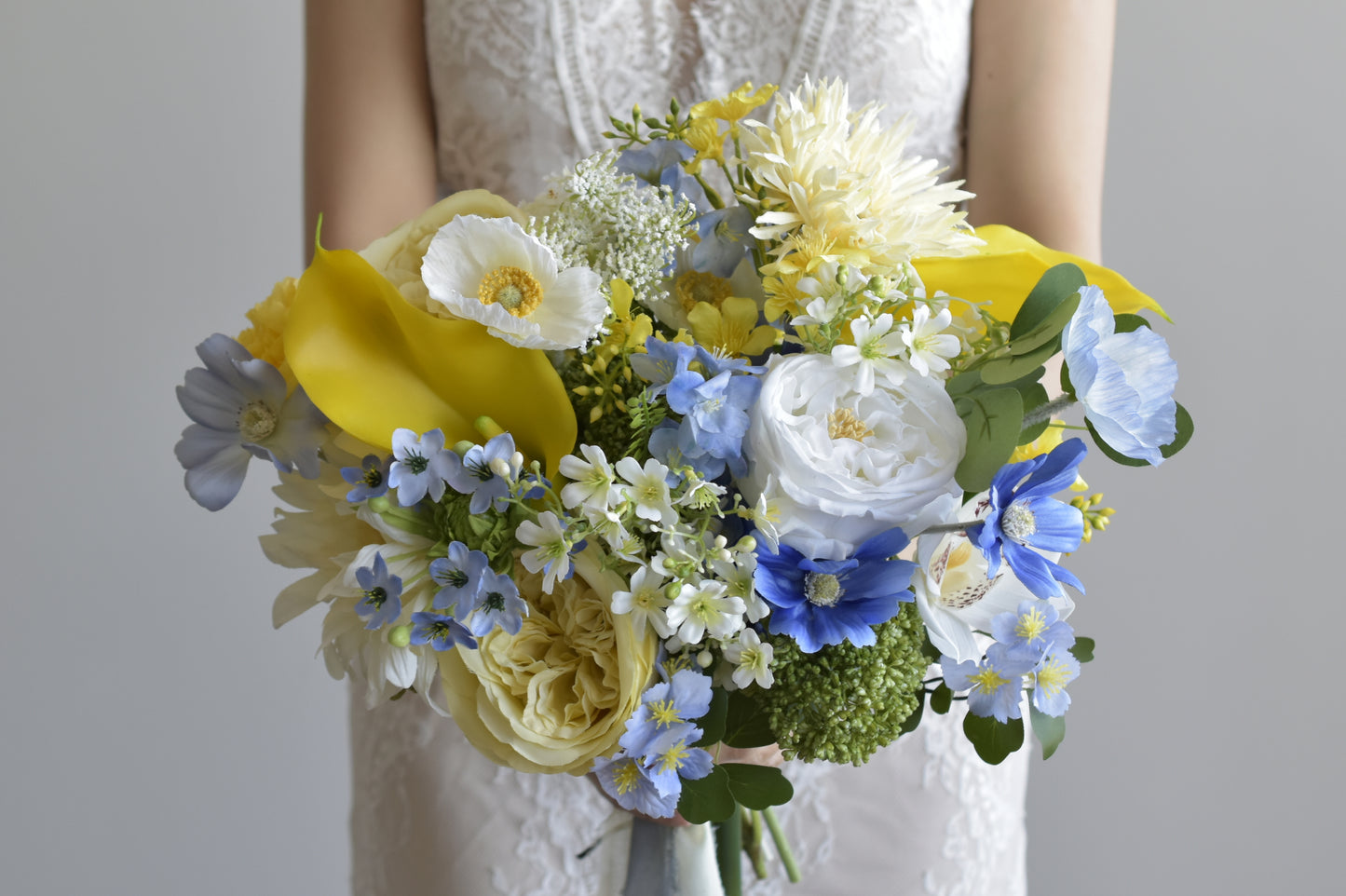 Vivid snowflake| Everlasting bridal bouquet