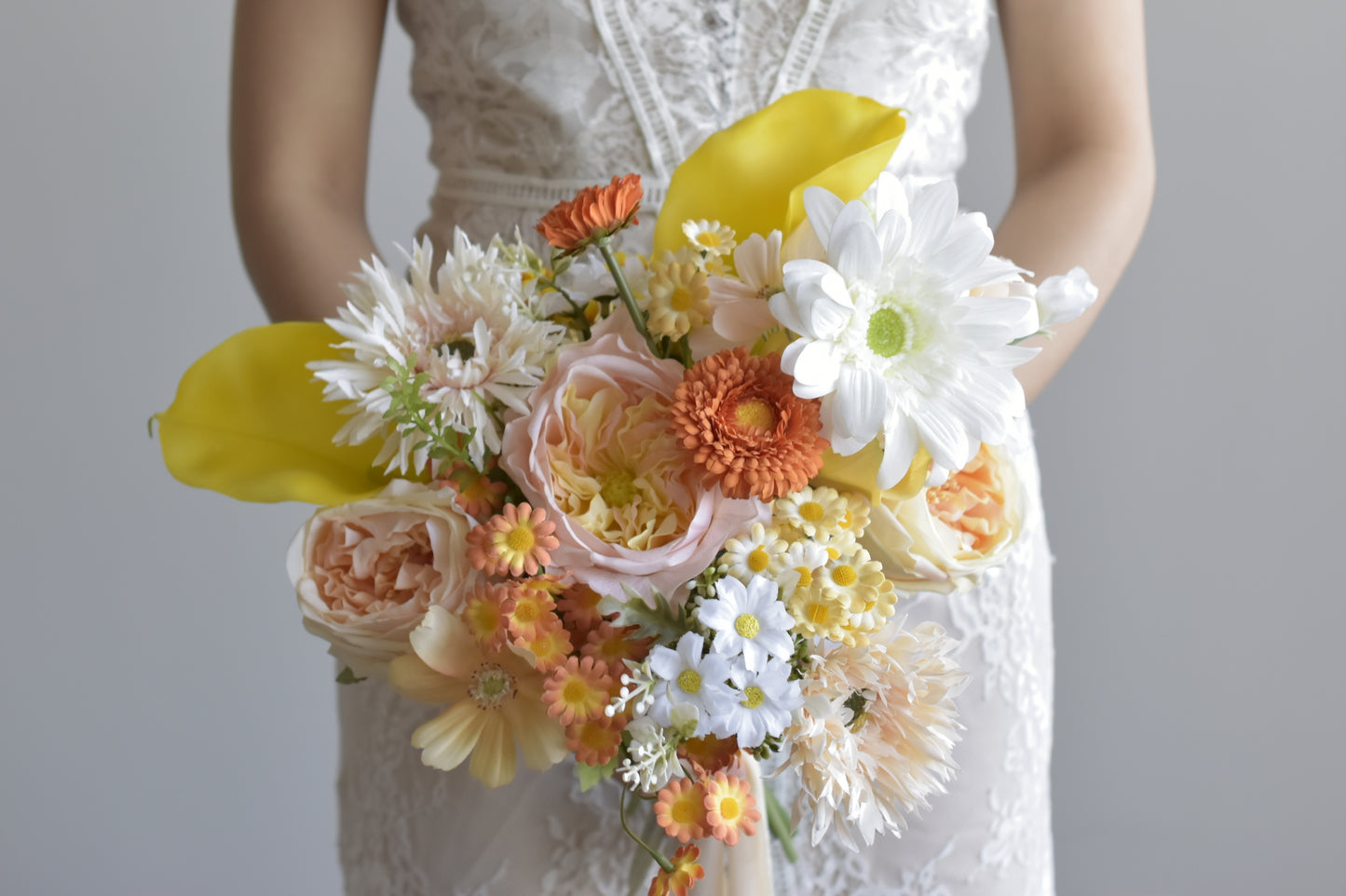 Lemon Champagne| Everlasting bridal bouquet