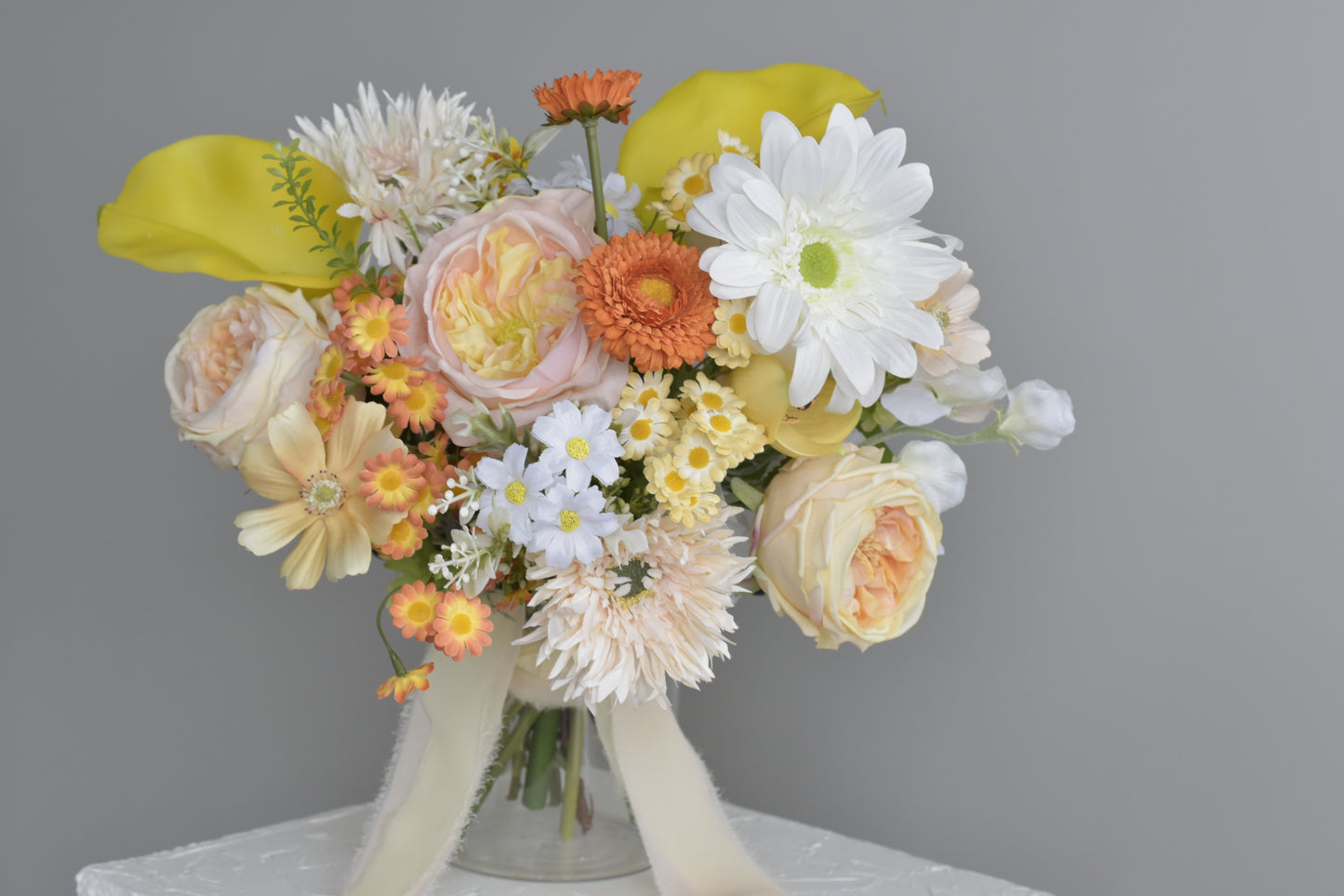 Lemon Champagne| Everlasting bridal bouquet