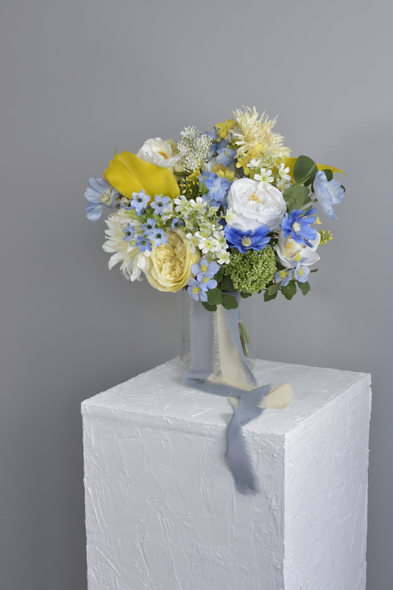 Vivid snowflake| Everlasting bridal bouquet