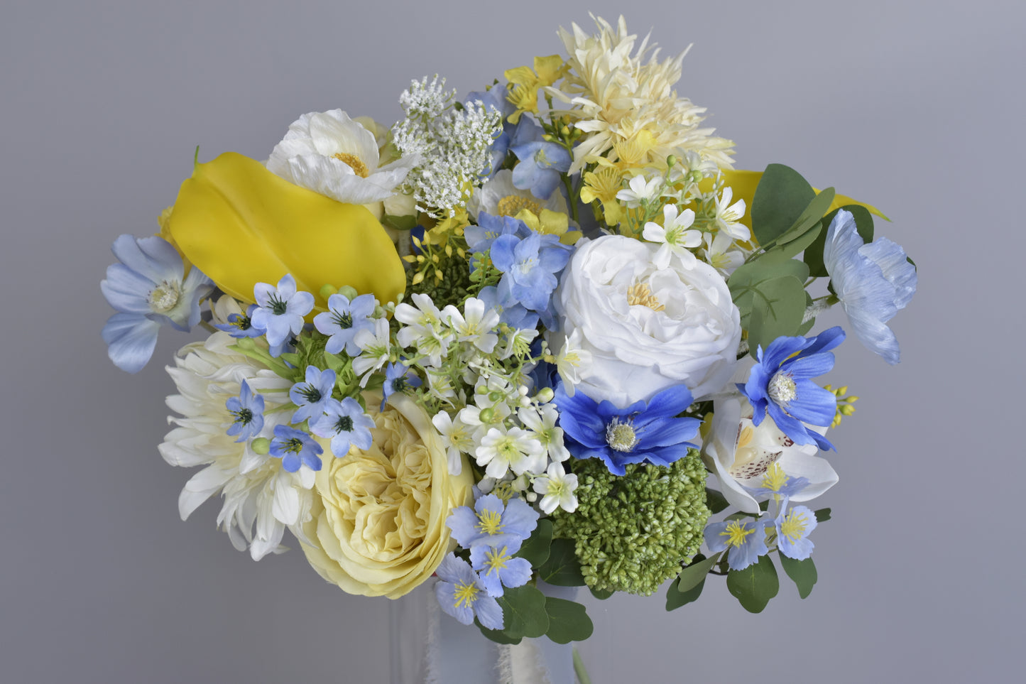 Vivid snowflake| Everlasting bridal bouquet