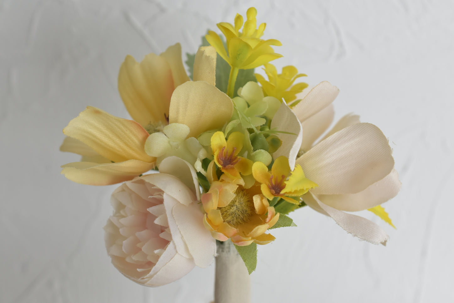 Lemon Champagne| Boutonniere and Wrist Corsage