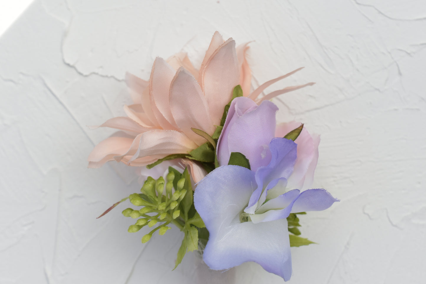 Lavender Twist| Boutonniere and Wrist Corsage