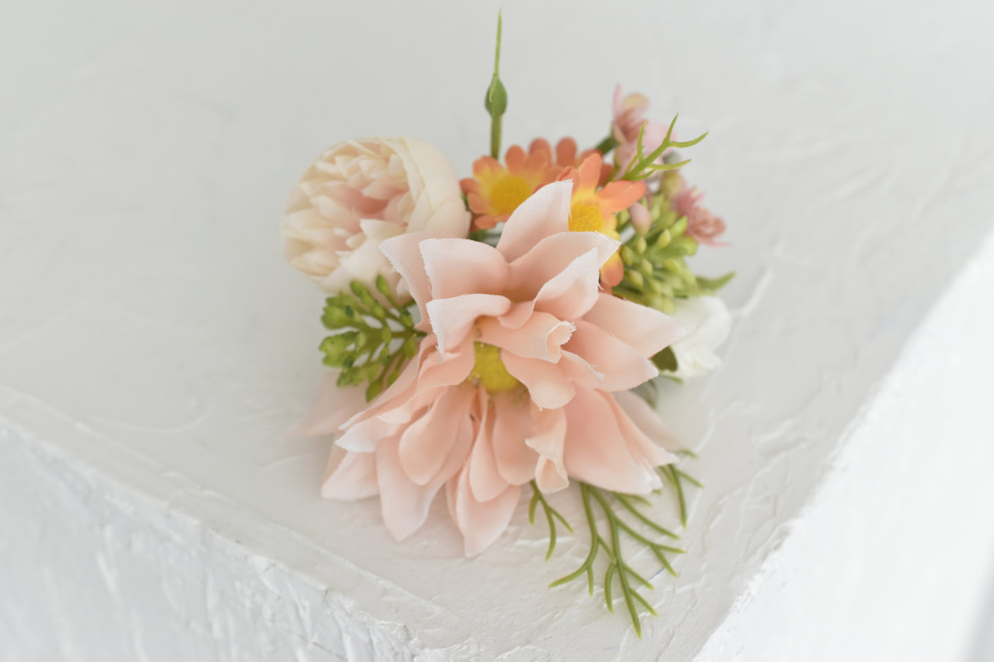 Afterglow| Boutonniere and Wrist Corsage