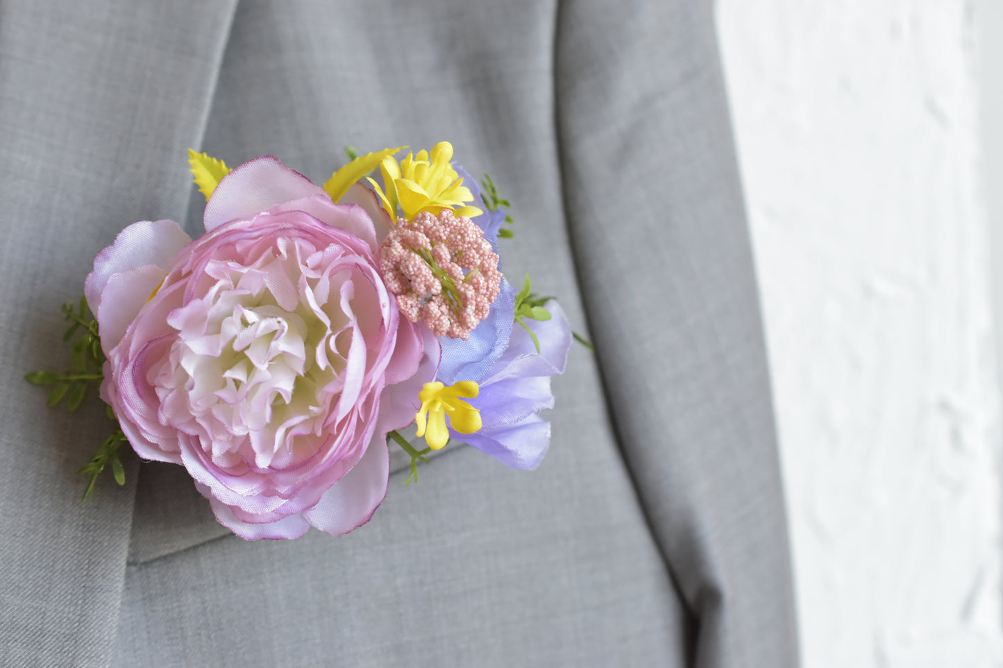 Garden Joy| Pocket Boutonniere