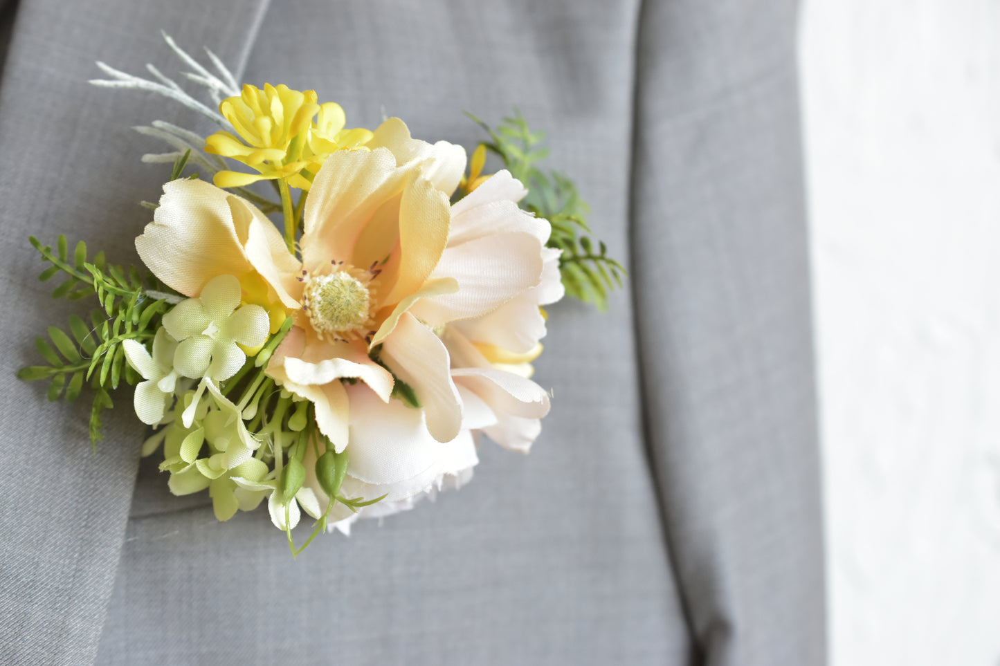 Lemon Champagne| Pocket Boutonniere