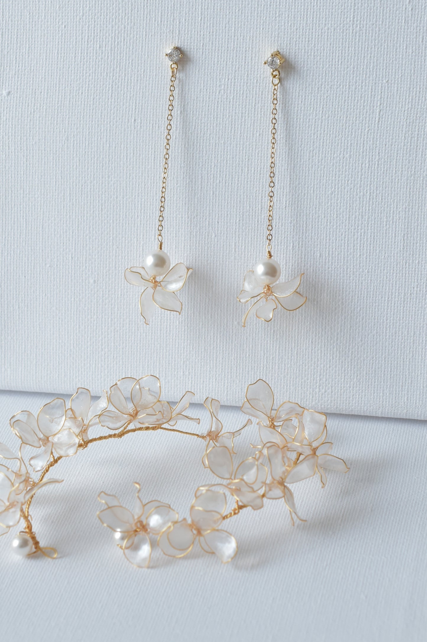 Elara Bridal Hair Vine Set