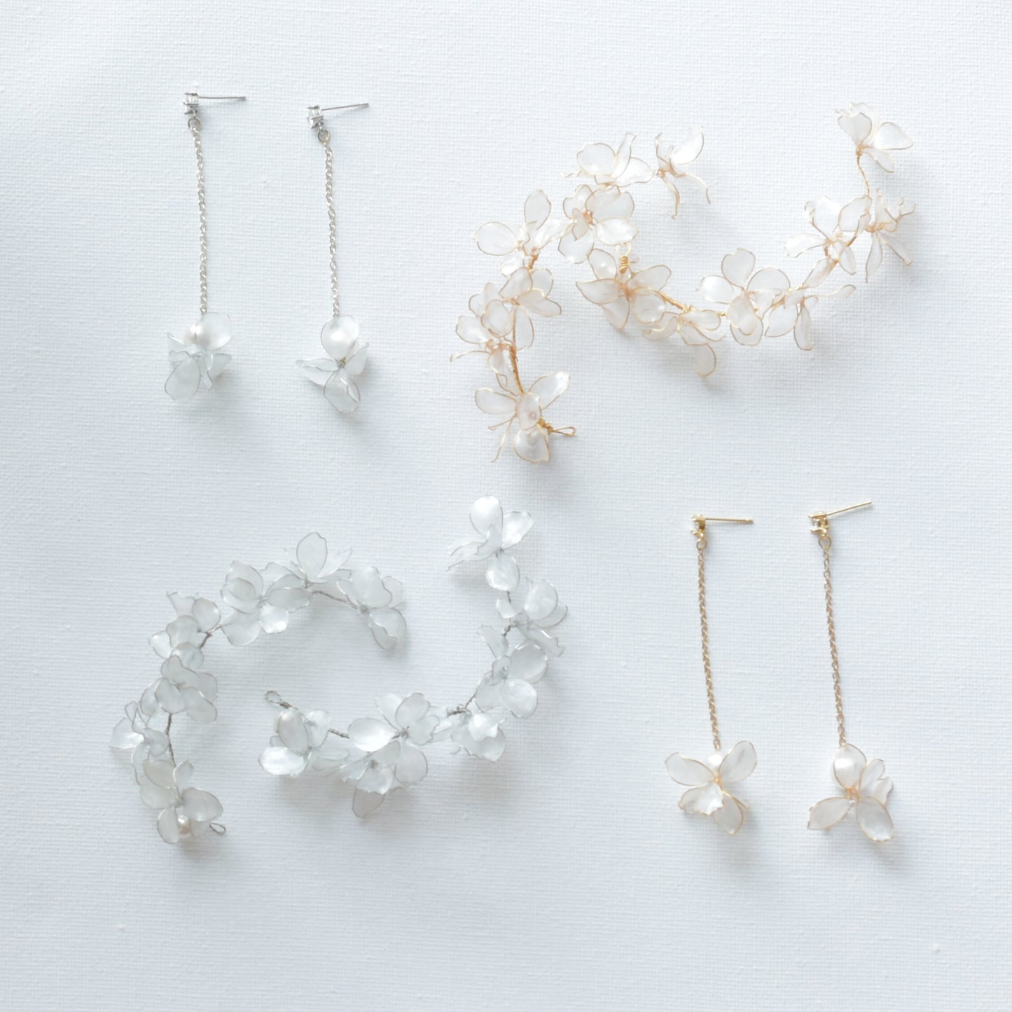 Elara Bridal Hair Vine Set