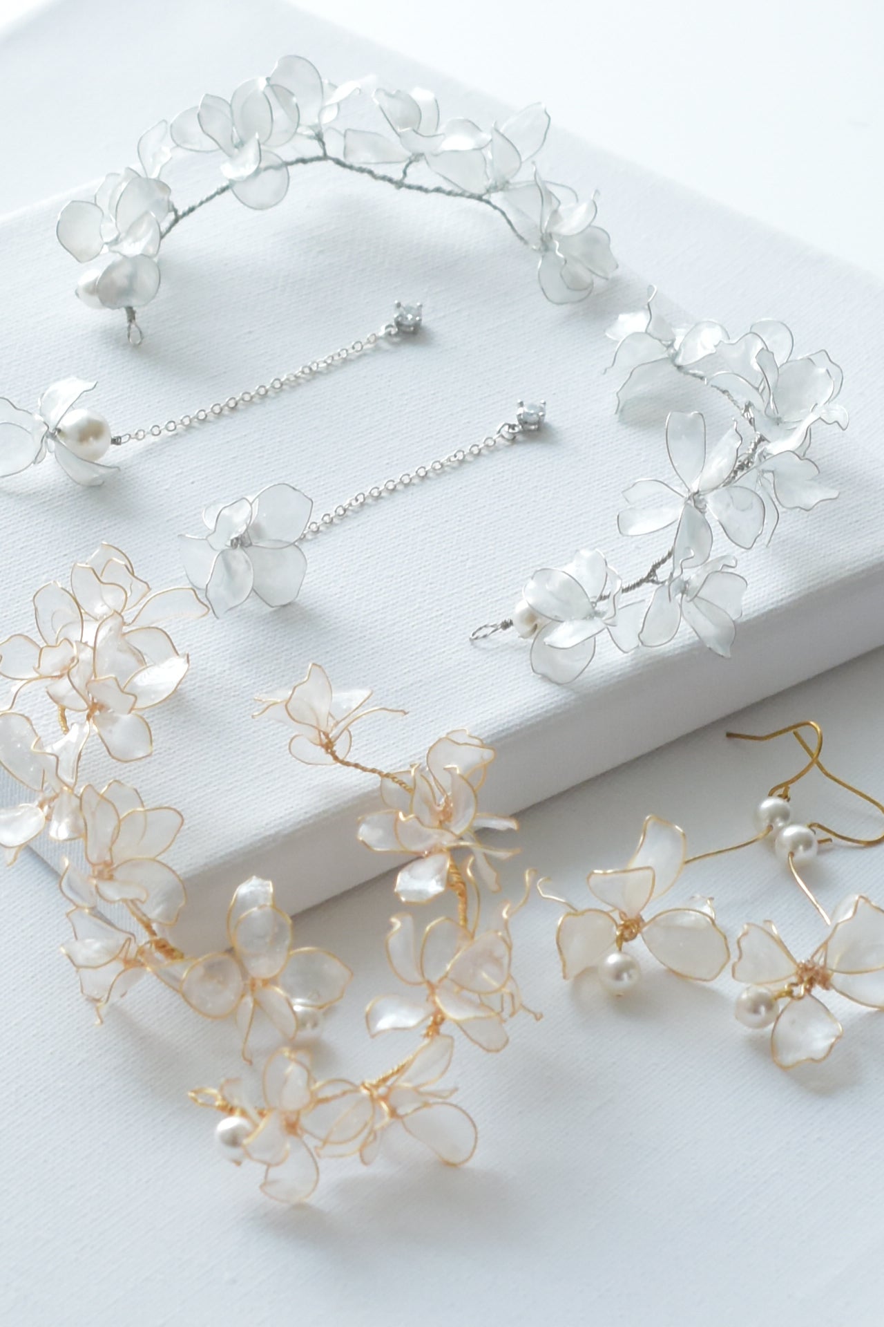Elara Bridal Hair Vine Set