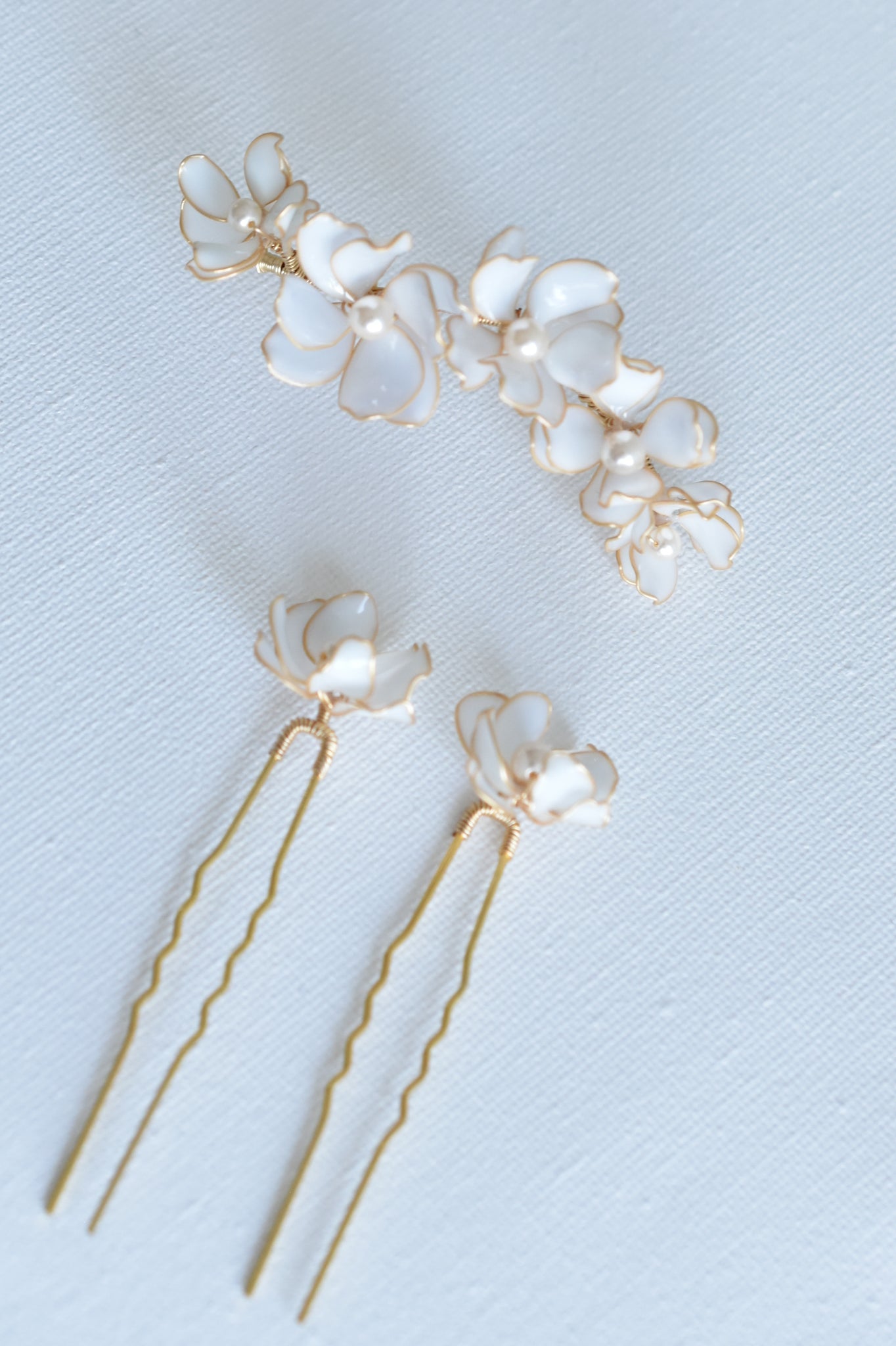 Rosetta Bridal Hair Pins Set