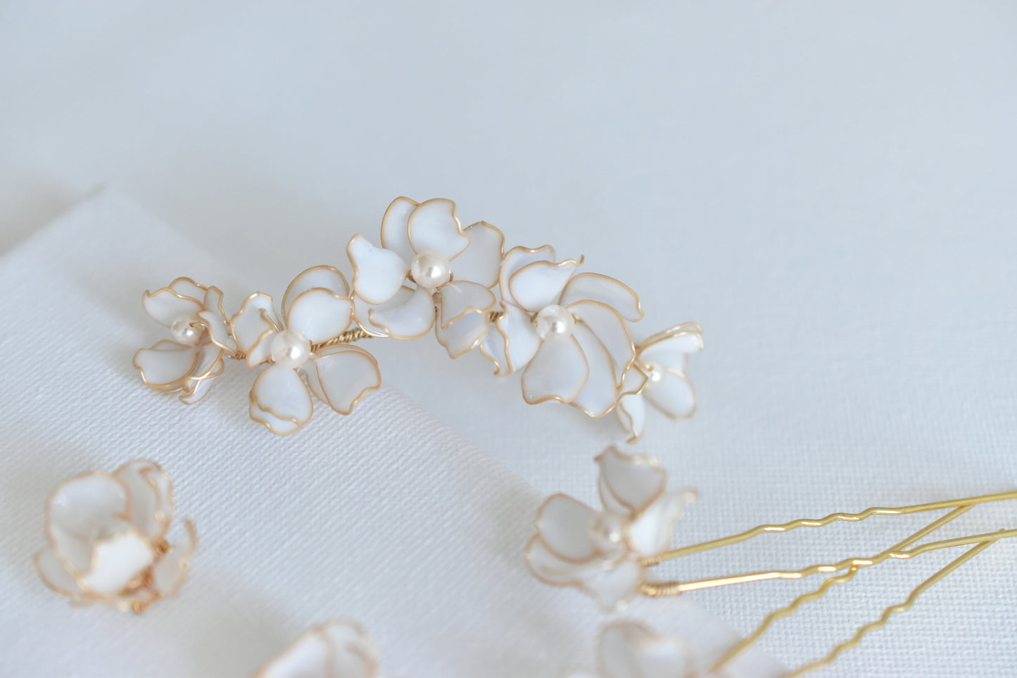 Rosetta Bridal Hair Pins Set