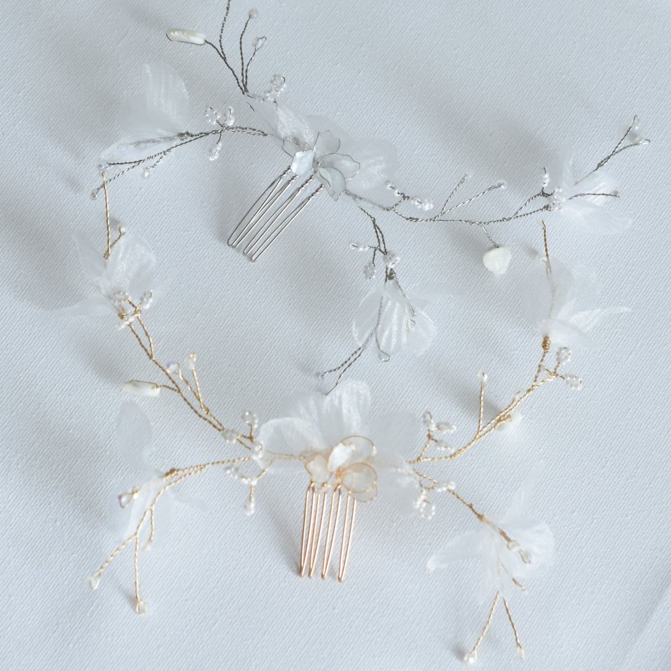 Ava Bridal Hair Comb Set