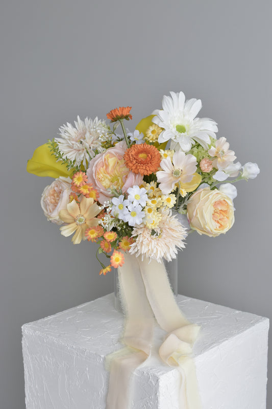 Lemon Champagne| Everlasting bridal bouquet