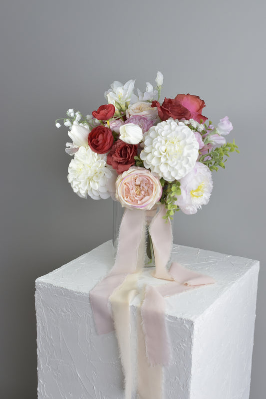 Scarlet Secret| Everlasting bridal bouquet