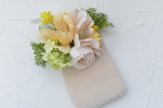 Lemon Champagne| Pocket Boutonniere