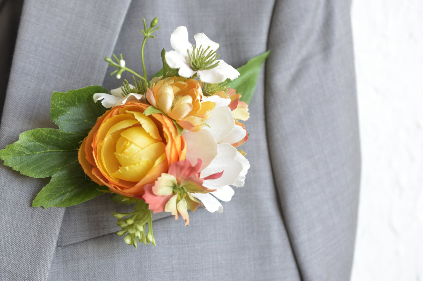 Fall Foliage| Pocket Boutonniere