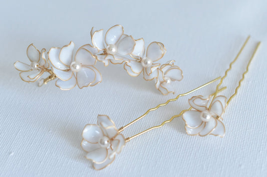 Rosetta Hair Pins