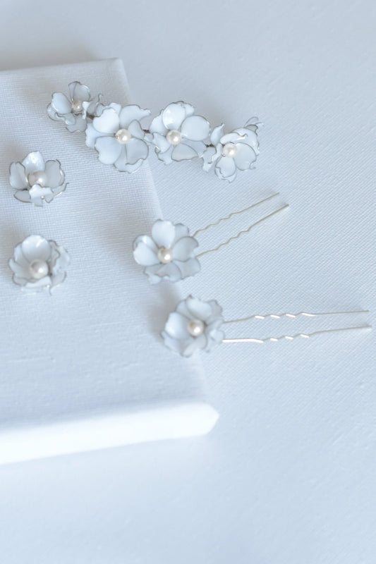 Rosetta Bridal Hair Pins Set