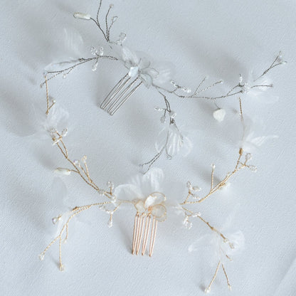 Ava Bridal Hair Comb Set